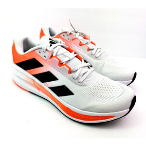 Adidas Questar 3 Mens Sz 11.5 White Solar Red Black Running Sneaker Shoes ID6315